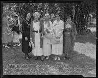 Five female lawyers and judges at a meeting of the National Association of Women Lawyers, Los Angeles, 1935