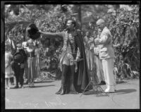 Felipe Delgado as Felipe De Neve at the opening of La Fiesta de Los Angeles, 1931