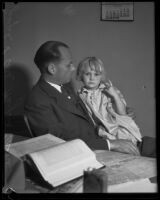 Judge Joseph L. Call and Marjorie Moore, Los Angeles, 1934