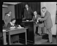 Farmer Page murder trial, Los Angeles, 1925