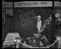 Rice Growers Association of California exhibit at the Food and Household Show, Los Angeles, 1932