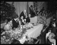 Madame Chiang Kai-shek at a banquet in Los Angeles (Calif.)