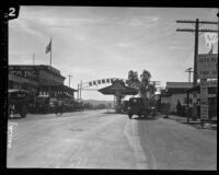 United States-Mexico border crossing, San Ysidro, [1929?]