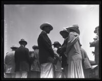 Royal party of Crown Prince Gustav Adolf of Sweden at MGM Studio, Culver City, 1926