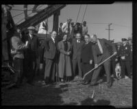 Groundbreaking ceremony for Watts City Hall, Los Angeles, 1936