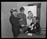 Ticket sales for President Roosevelt's birthday ball, Los Angeles, 1937