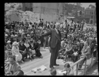 Contents of 1888 County Courthouse cornerstone revealed, Los Angeles, 1936