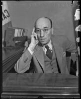 Les Vaughan testifies before the Grand Jury, Los Angeles, 1934