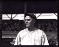 Babe Adams of the Pittsburgh baseball team at Washington Park, Los Angeles, 1920-1925