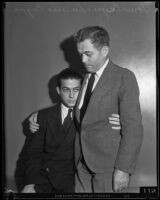 Louis R. Payne comforted by father Lucius Payne after pleading insanity ...