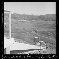 Construction on Westlake Reservoir in Los Angeles County, Calif., 1972