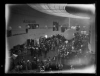 Exhibition space inside the Ford Building at the California Pacific International Exposition, San Diego, 1935-1936