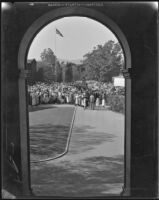 Los Angeles Junior College graduation ceremony, Los Angeles, 1933