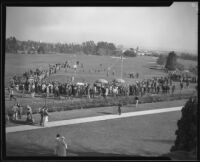 Overhead view of the Los Angeles Open, 1934