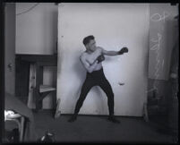 American boxer Johnny Dundee, Los Angeles, 1920s