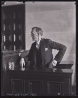 City Councilman Carl Jacobson in a courtroom, Los Angeles, 1933