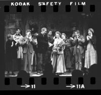 Eileen O'Casey (Mrs. Sean O'Casey) being honored after performance of "Juno and the Paycock" at the Mark Taper in Los Angeles, Calif., 1974