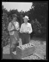 George A. Graham of Citrus Growers, Inc., with Armando Quinones of Mexico, 1948