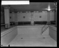 Biltmore Hotel indoor pool without water, Los Angeles, [1920s?]