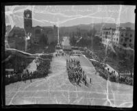 Knights Templar parade, Pasadena, 1935