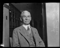 Portrait of school Principal Prof. W. H. Housh, Los Angeles, 1925