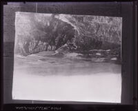 Photo of area where Boulder [Hoover] Dam site was proposed, Colorado-Mexico, circa 1921