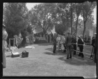 Funeral of Will Rogers at Forest Lawn, Glendale, 1935