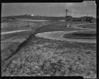 Montecito Drive, ransom money drop area in Mary B. Skeele kidnap case, Los Angeles, 1933