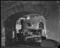 Interior of Shea's Castle, Mojave Desert, 1935