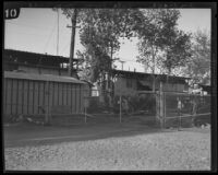 Andrade border gate, taken from Mexico