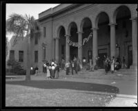 Students at Alhambra High School, Alhambra, 1934