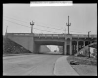 New bridge at Lorena and Fourth Street, Boyle Heights, ca. 1928