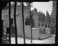 Los Angeles Police Department pistol range in Elysian Park, Los Angeles, 1930s