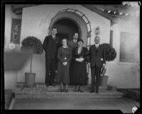 Herbert Hoover visits Southern California with family, ca. 1928