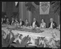 Banquet for Olympic Committee at the Metro-Goldwyn-Mayer studios, Los Angeles, 1932