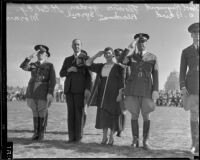 Participants at military ball, University of California, Los Angeles, 1933