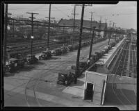 Los Angeles Railway division 4 yard, Downtown Los Angeles, 1934