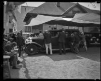 Car washing sponsored by the Layne Foundation, Los Angeles, 1932