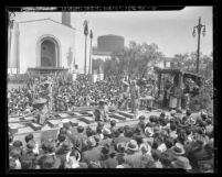 Los Angeles Union Station's opening day parade, 1939