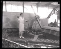 City of Tustin's exhibit at the Orange County Fair, Orange County, 1928