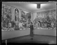 Buckley MacGurrin murals at the Los Angeles County Museum of Art, Los Angeles, 1935