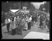 Corpus Christi Day at Pala Mission on the Pala Reservation, San Diego, Calif., 1938