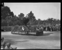 "Chalice" float in the Tournament of Roses Parade, Pasadena, 1929