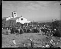 Dedication ceremony, Mater Dolorosa Passionist Retreat Center, Sierra Madre, 1932