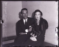 David H. Clark and his wife Nancy Clark, Los Angeles, 1931