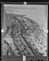 Coastline along the Roosevelt Highway, Los Angeles, 1936