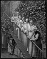 Members of the Girls' Friendly Society, Los Angeles, 1935