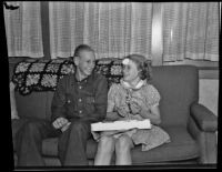 Forrest and June McMurray shortly after Forrest accidentally shot his younger sister, Pasadena, 1937