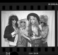 Los Angeles based music group, Poison, 1986