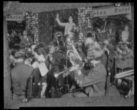 Aimee Semple McPherson in the Angelus Temple, Los Angeles, 1920s (copy photo)